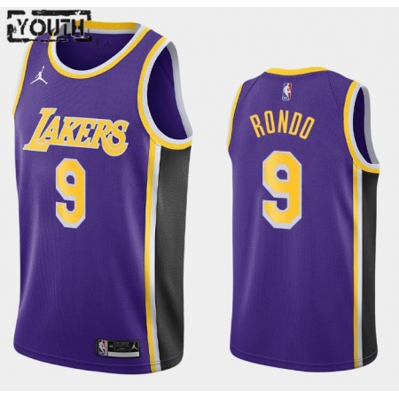 Kinder NBA Los Angeles Lakers Trikot Rajon Rondo 9 Jordan Brand 2020-2021 Statement Edition Swingman